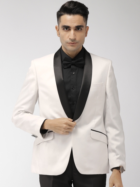 

Raymond White Slim Fit Single-Breasted Formal Blazer