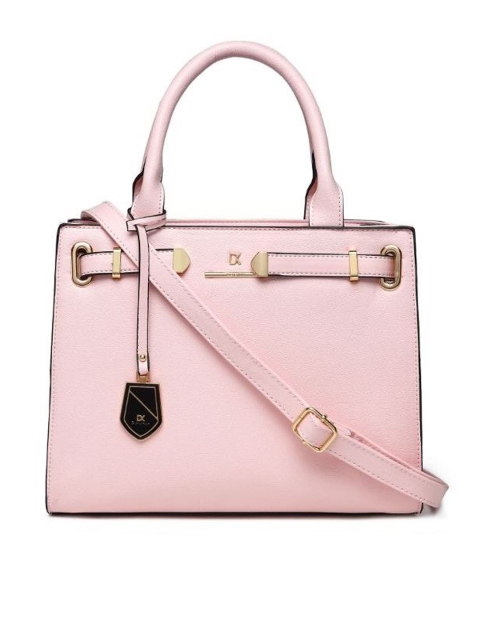 

Diana Korr Pink Solid Handheld Bag