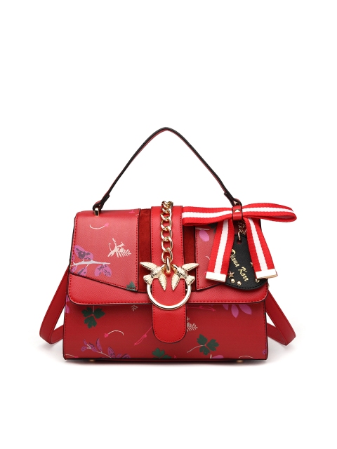 

Diana Korr Red Solid Handheld Bag