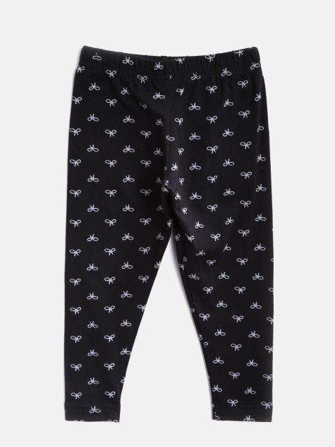 

Palm Tree Girls Black & Grey Printed Leggings