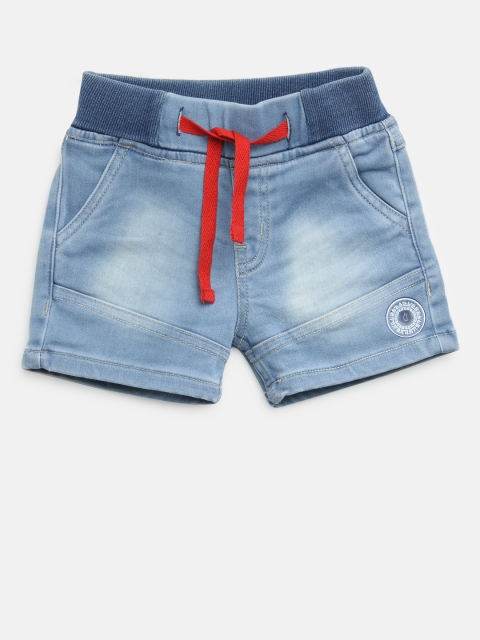 

Gini and Jony Boys Blue Washed Regular Fit Denim Shorts