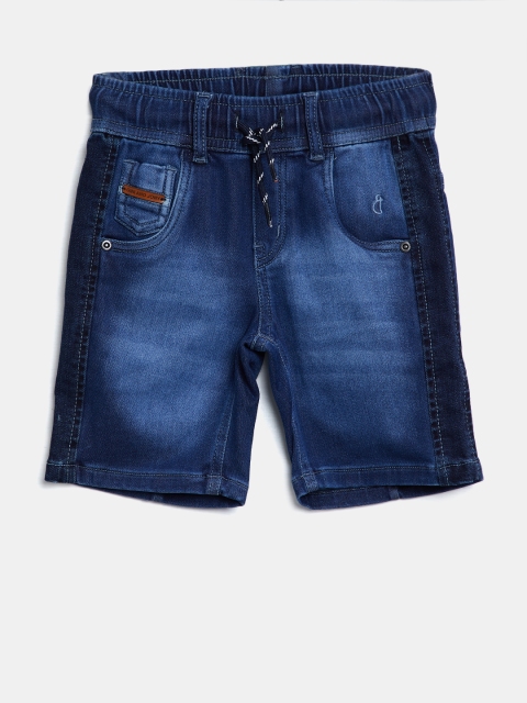 

Gini and Jony Boys Blue Washed Regular Fit Denim Shorts