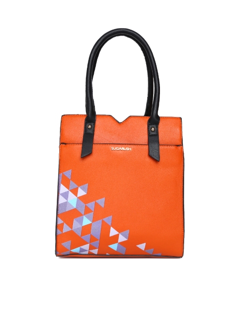 

Sugarush Orange Printed Shoulder Bag