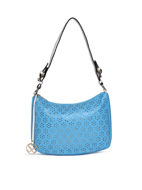 

Sugarush Blue Laser Cut Shoulder Bag