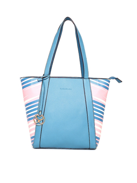 

Sugarush Blue & Pink Striped Shoulder Bag