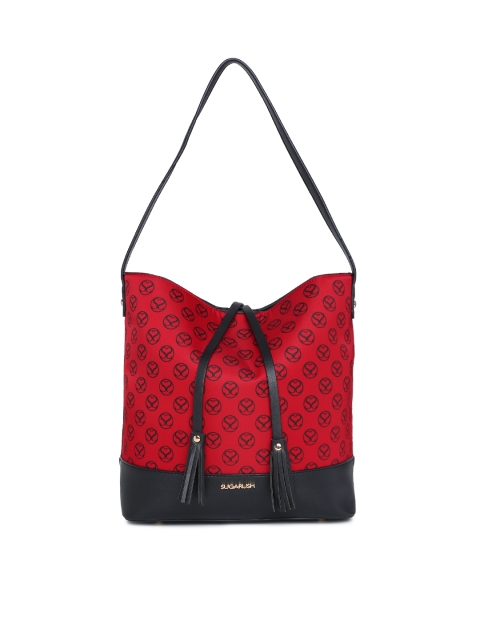 

Sugarush Red & Black Checked Shoulder Bag