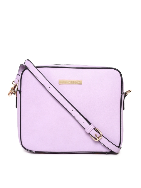 

Sugarush Mauve Solid Sling Bag