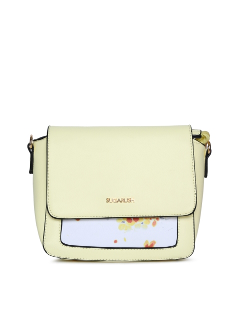 

Sugarush White Printed Sling Bag