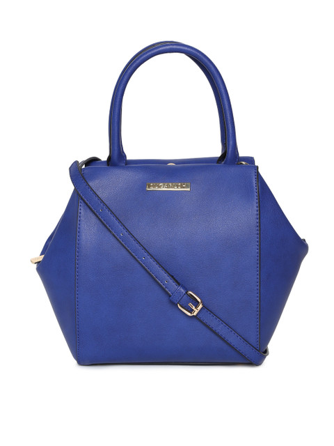 

Sugarush Blue Solid Handheld Bag