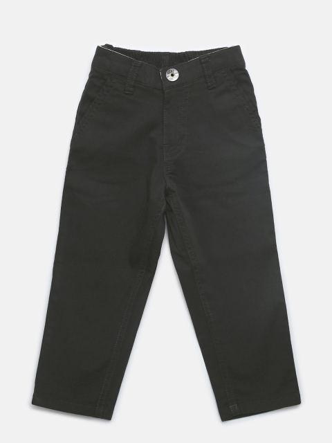 

Gini and Jony Boys Charcoal Grey Slim Fit Solid Chinos