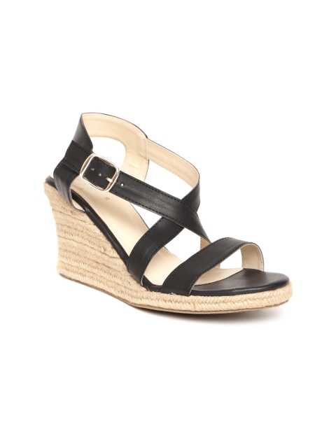 

Carlton London Women Black Solid Wedges