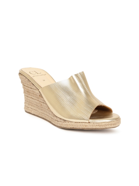 

Carlton London Women Gold-Toned Solid Wedges