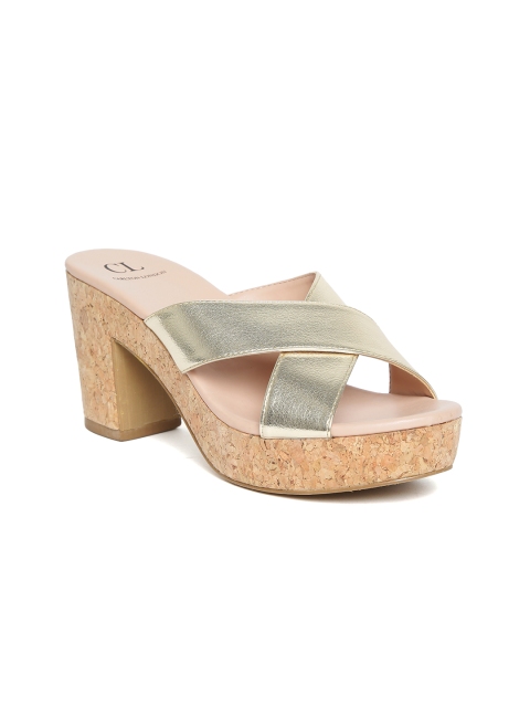

Carlton London Women Gold-Toned Solid Platforms