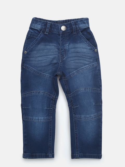

Gini and Jony Boys Blue Slim Fit Mid-Rise Clean Look Stretchable Jeans