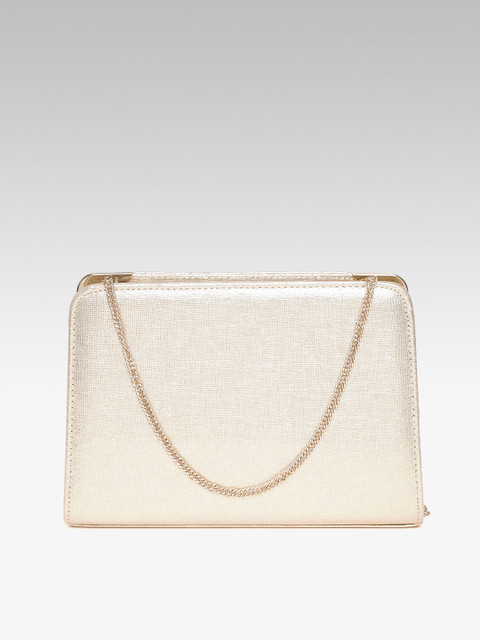 

DOROTHY PERKINS Gold-Toned Shimmer Sling Bag