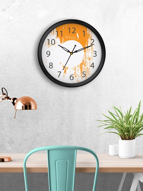 

Story@home White Round Printed Analogue Wall Clock 25 cm x 25 cm