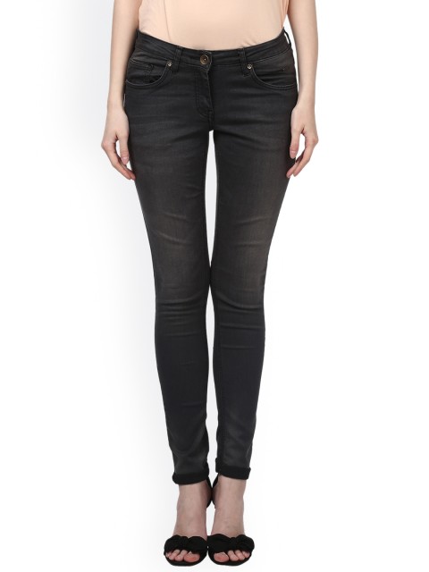 

Park Avenue Women Grey Skinny Fit Mid-Rise Clean Look Jeans