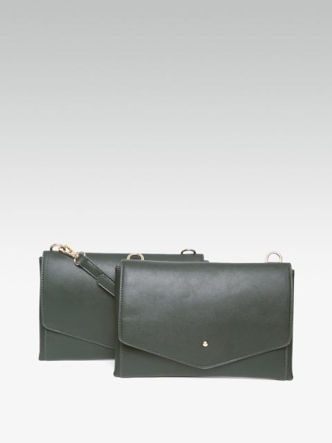 

DOROTHY PERKINS Set of 2 Green Sling Bags