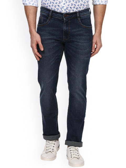 

Parx Men Blue Slim Fit Mid-Rise Clean Look Stretchable Jeans