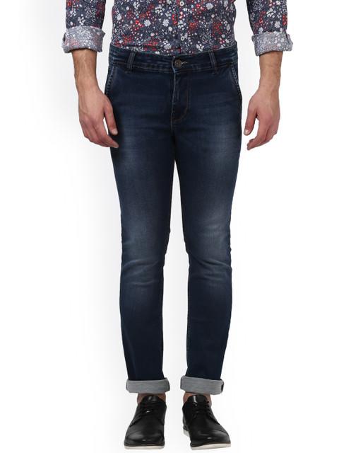

Parx Men Blue Slim Fit Mid-Rise Clean Look Stretchable Jeans