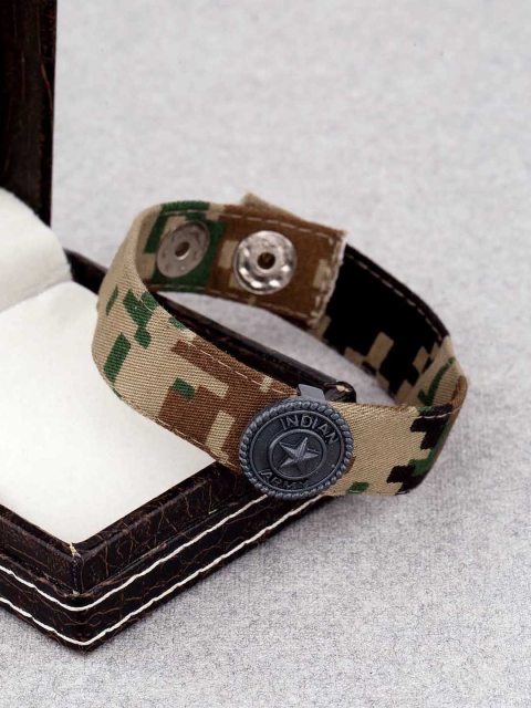 

Dare by Voylla Brown Fabric Wraparound Bracelet