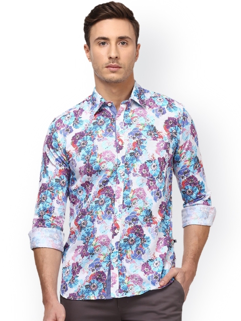

Parx Men Multicoloured Slim Fit Printed Casual Shirt, Multi