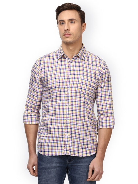 

Parx Men Multicoloured Slim Fit Checked Casual Shirt, Multi