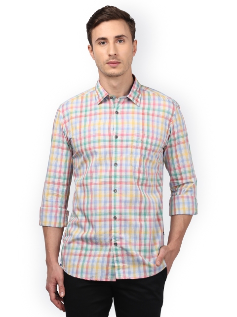 

Parx Men Multicoloured Slim Fit Checked Casual Shirt, Multi