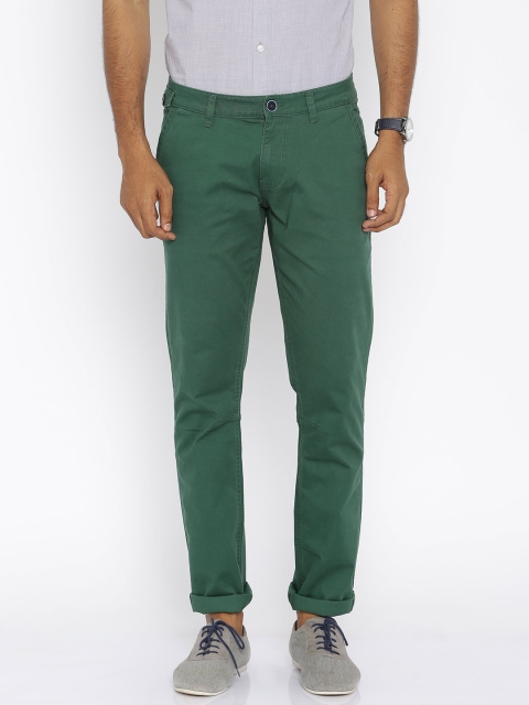 

United Colors of Benetton Men Green Slim Fit Chino Tousers