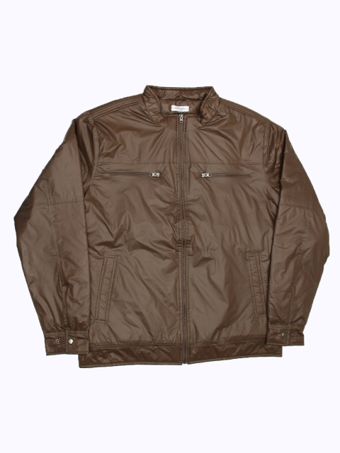 

Mast & Harbour Men Brown Solid Bomber Jacket