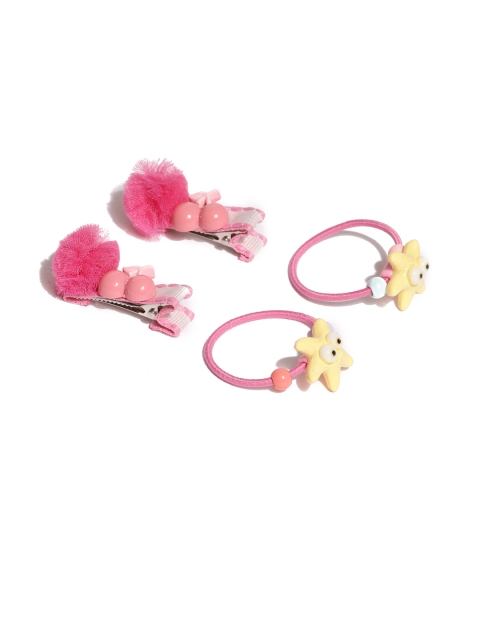 

Toniq Kids Set of 4 Hair Accessory, Pink