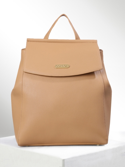 

CORSICA Women Brown Solid Backpack