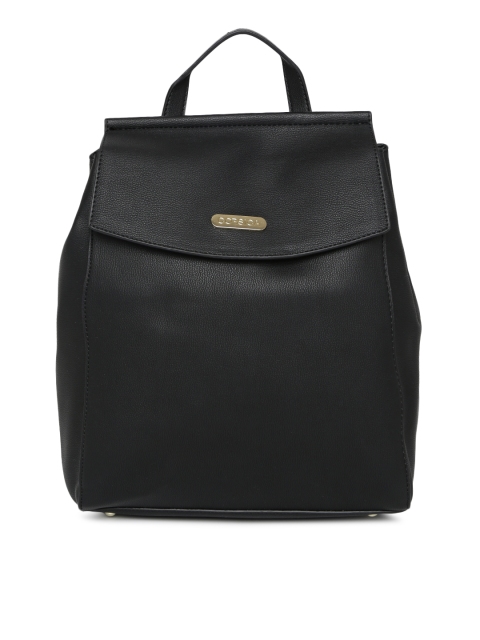 

CORSICA Women Black Solid Backpack