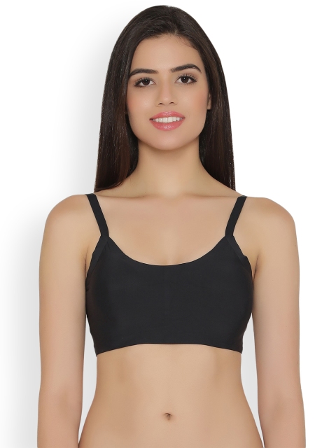 

Clovia Padded Non-Wired Seamless Laser Cut Sports Bra, Black