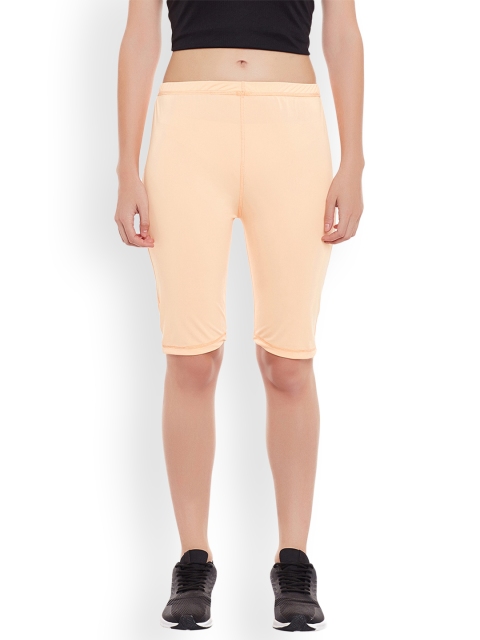 

Clovia Women Orange Solid Lounge Shorts AT0018P16
