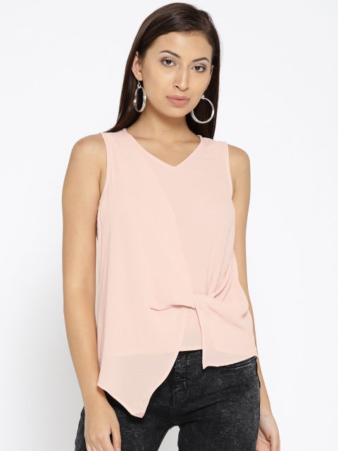 

Vero Moda Women Pink Solid Top