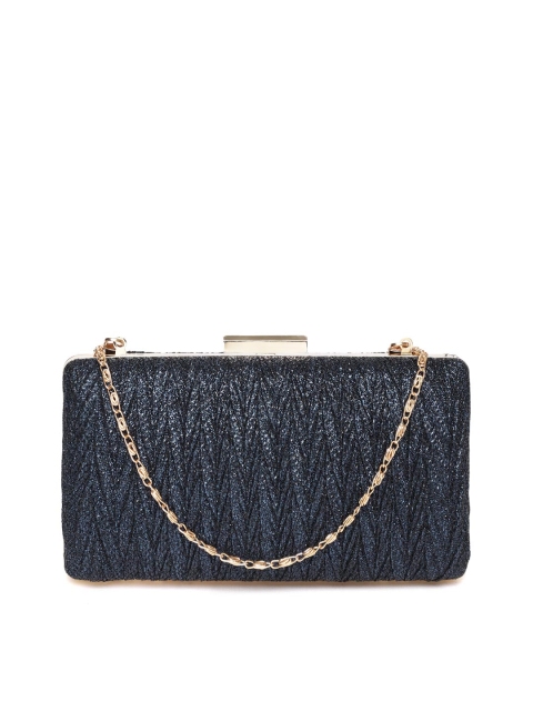 

Anouk Navy Blue Textured Clutch