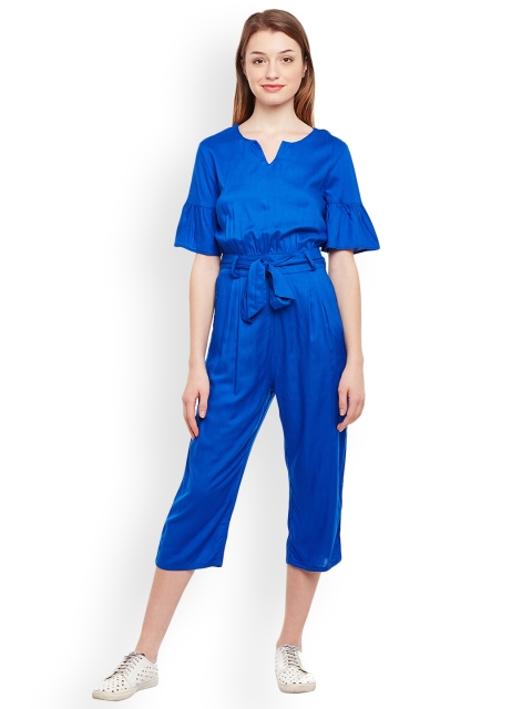 

Oxolloxo Blue Solid Basic Jumpsuit