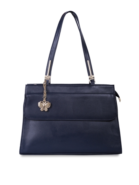 

Butterflies Navy Blue Solid Shoulder Bag