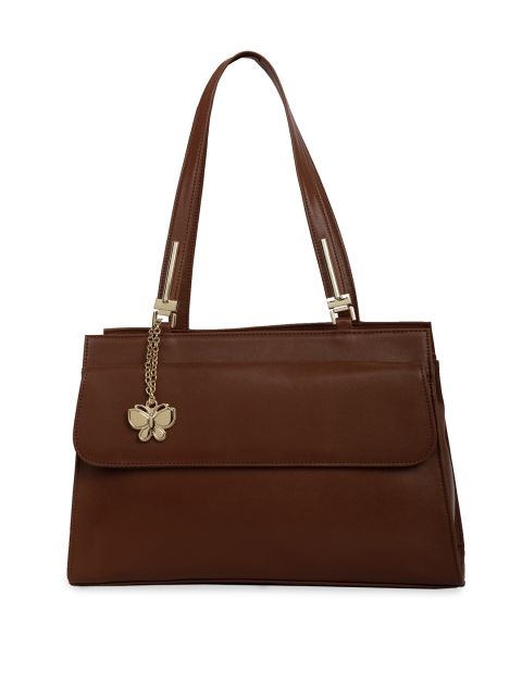 

Butterflies Tan Solid Shoulder Bag