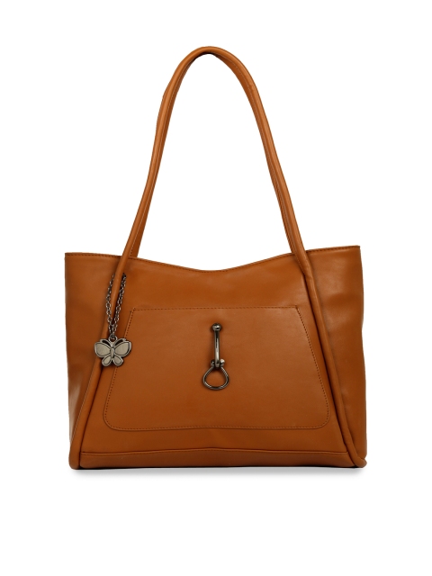 

Butterflies Tan Solid Tote Bag