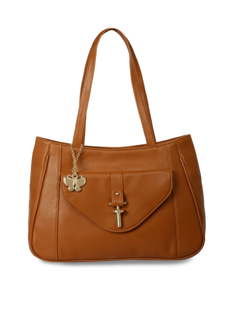 

Butterflies Tan Solid Shoulder Bag