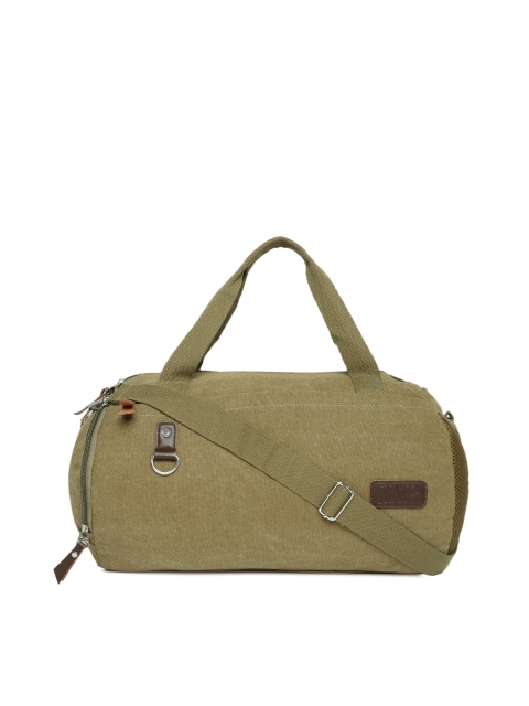 

Roadster Unisex Khaki Duffel Canvas Bag