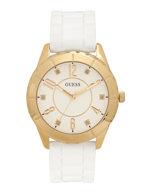 

GUESS Women White Analogue Watch W1095L1