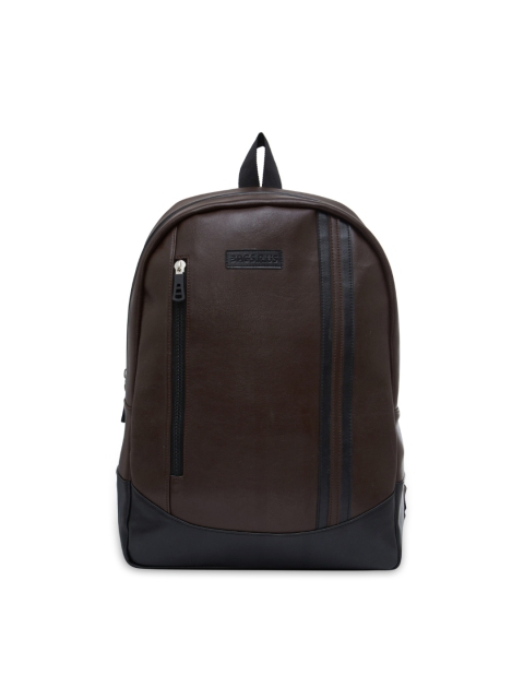 

Bags.R.us Unisex Black & Brown 18 L Solid Backpack