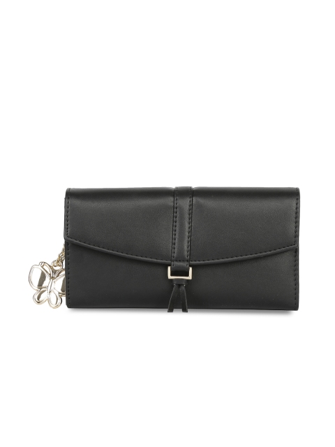 

Butterflies Women Black Solid Two Fold Wallet