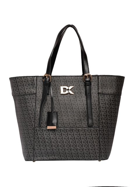 

Diana Korr Black Printed Tote Bag