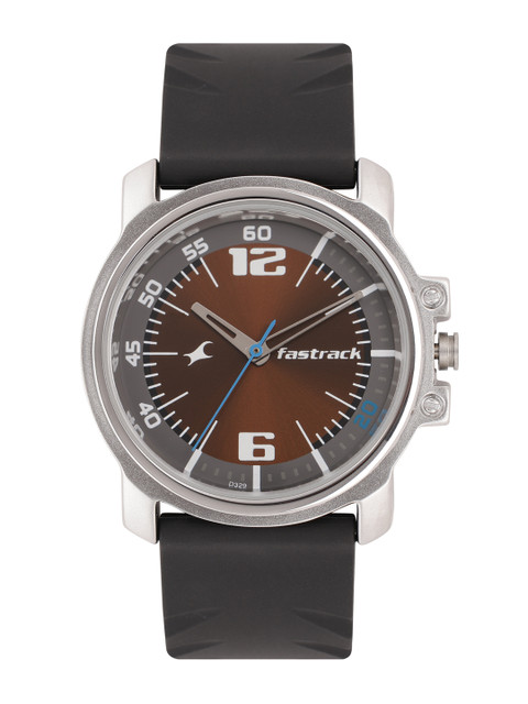 

Fastrack Men Brown Analogue Watch NK3039SP02