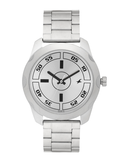 

Fastrack Men Silver-Toned Analogue Watch NK3123SM02_OR