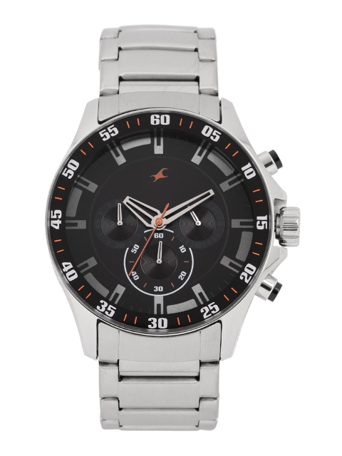 

Fastrack Men Black Analogue Watch NK3072SM04